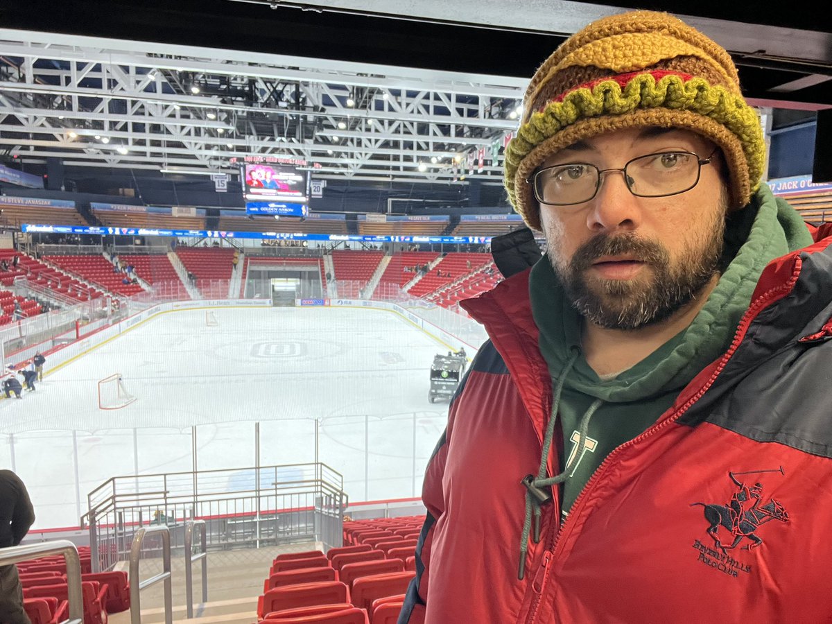 djarvis86's tweet photo. Lake Placid didn’t disappoint — even while sick. Learned how the 1980 Olympics still power this hockey town. Ended up on the Jumbotron at every game (twice in some!) and grabbed pics. Time to rest up and hit the road tomorrow. 

#CollegeHockey #LakePlacid #HockeyTown #HockeyEast https://t.co/H2KczaU60w