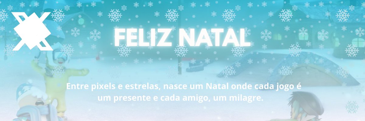 Roblox_NewsX's tweet image. 🎄✨ COMUNICADO OFICIAL 

A RBNewsX tem o prazer de anunciar, de forma antecipada, a sua nova logo especial de Natal! Pensada com muito carinho, criatividade e espírito natalino, a nova identidade visual será utilizada durante o período comemorativo, simbolizando renovação, união…