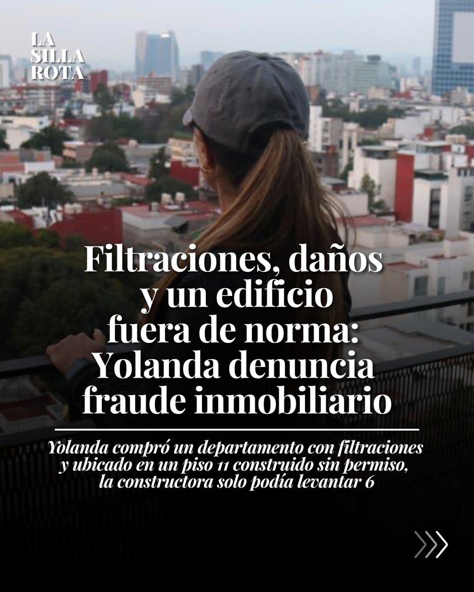 Yolanda López vive en el piso 11 de un edificio que la constructora Estrategia Urbana solo tenía permiso para levantar hasta seis niveles, según documentación de la alcaldía Benito Juárez. Aun así, se edificaron 12, lo que considera un fraude inmobiliario que ya denunció ante la