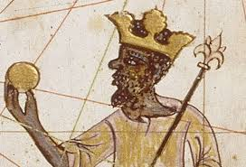 Aelthemplaer's tweet image. Mansa Musa liked to contemplate his large gold capitalist orb