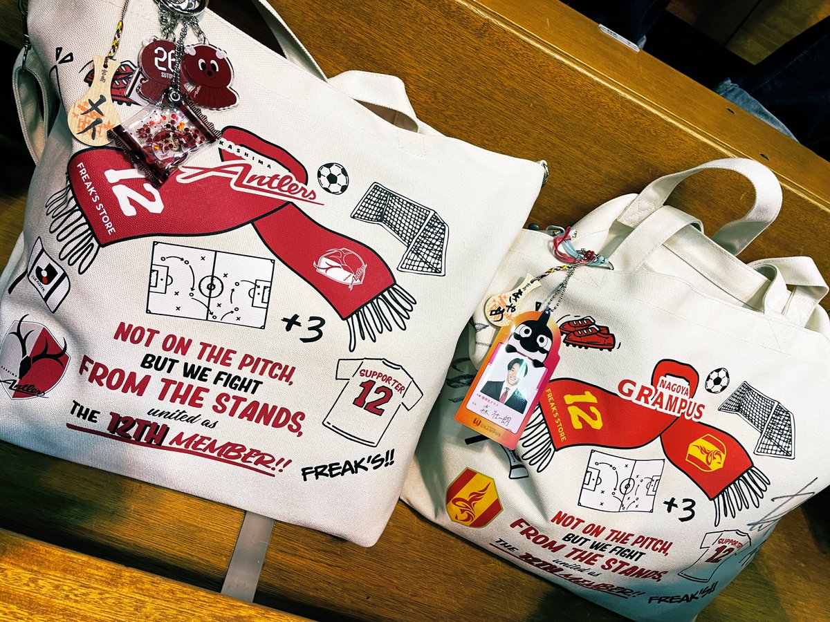 昨日のFリーグでも大活躍だった J.LEAGUE×FREAK'S STORE トートバッグ