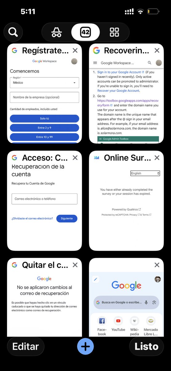 diego_sapien_zn's tweet image. This is just insane #pleasehelp @sundarpichai @AskWorkspace