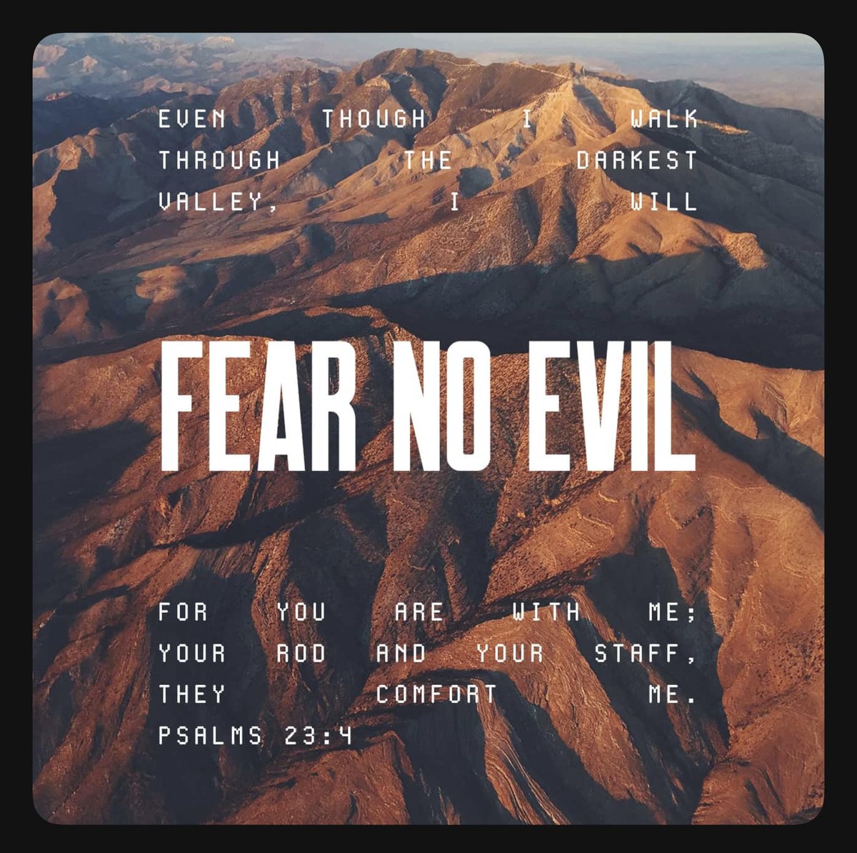 sjacksonlibnat's tweet image. Even in life’s darkest valleys, I will fear no evil — for God walks with me always!
#SundayScripture 
#JacksonAgencies 🌎