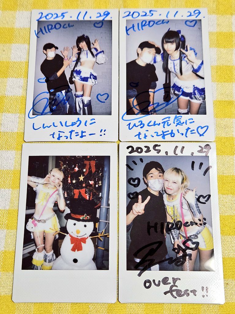 overfestでギャンデミ🤟 特典会ではみれいさんとSuiちゃんと📸(千葉部