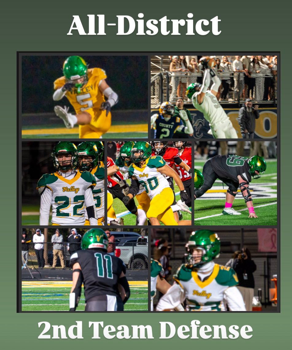 CoachDaveBishop's tweet image. Congratulations to the following @FBvikingstrong players for earning All-District Honors: 

1st Team Offense: 
QB: @zachdetweiler 
RB: @ethanlaf3 
WR: @GaffneyMac842 
WR: @jolyonwhite2026 
OL: @AidenOliverLVFB 
Center: @Ryan_stern_2026 
Kicker: @RParada_5 
KR: @bradley_fin22…