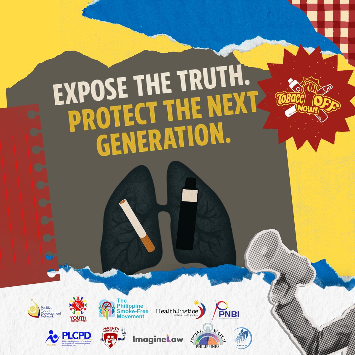 The truth must be louder than tobacco lies.
At #COP11 in Geneva, we stand united to EXPOSE the industry’s manipulation, not protect its profits. It’s time for transparency, accountability, and a Tobacco-Free Generation.

#FCTCCOP11
#FCTCSavesLives