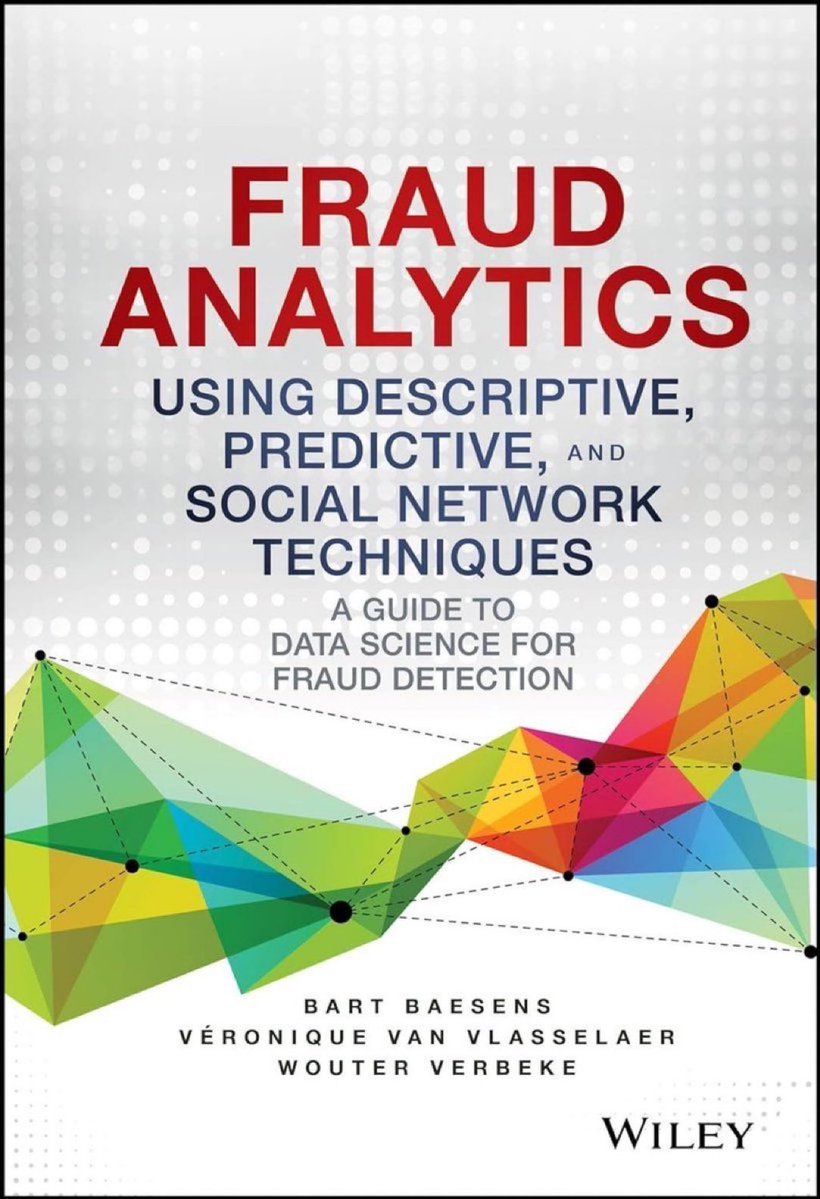 KirkDBorne's tweet image. Excellent #FraudAnalytics book: amzn.to/2rIXpyQ
—————
#DataScience #AI #TimeSeries #MachineLearning #NeuralNetworks #IoT #Fintech #Insurtech #EdgeComputing #AnomalyDetection