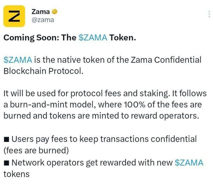 Reex_sol's tweet image. ZAMA’s TGE is definitely happening this year.

The founder confirmed the 2025 launch and said the Nov 17 rumour is false, so there’s no exact date yet.

OG NFT holders are in a great spot.
$ZAMA looks ready for a strong launch, and a high FDV wouldn’t be a surprise.

Things are…