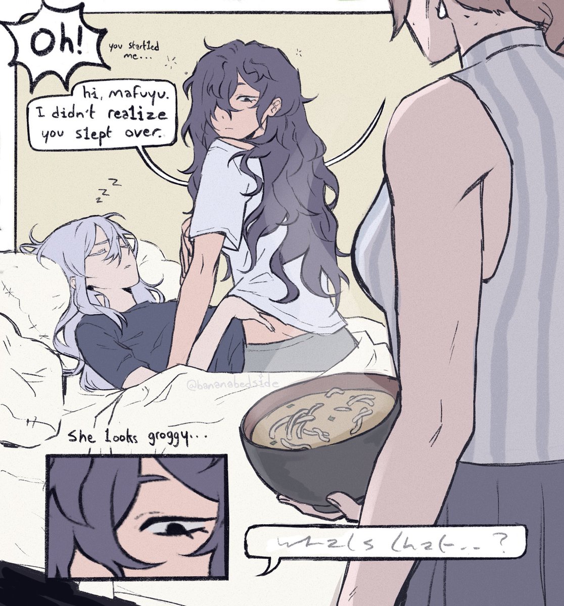 BananaBedside's tweet image. polyamory yuri (1/2)