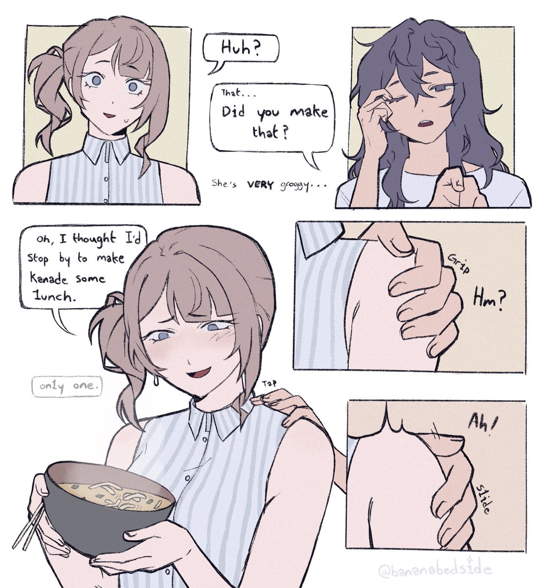 BananaBedside's tweet image. polyamory yuri (1/2)