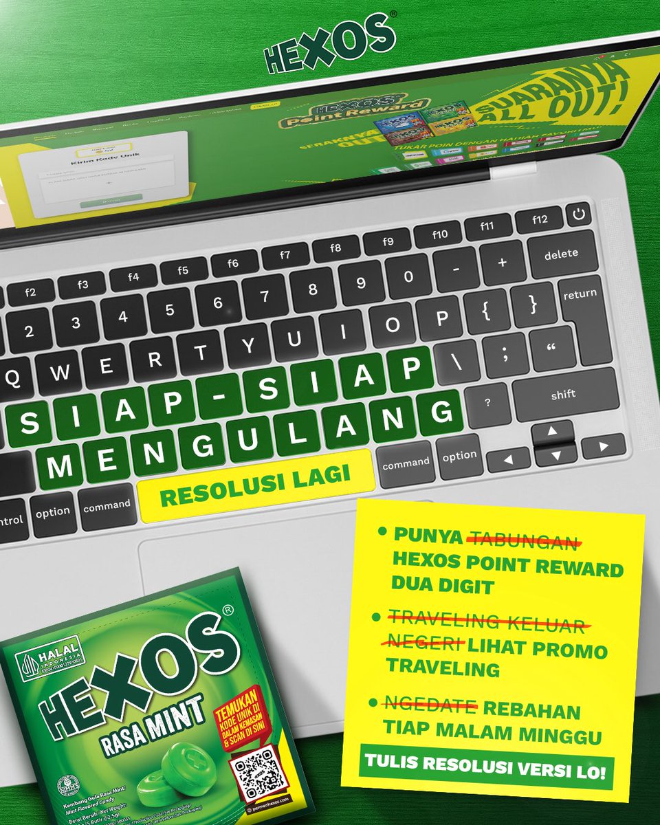 HexosID's tweet image. Sering terjadi di kota-kota besar!🤧 

Gapapa resolusi ngulang yang penting semangatnya tetep all out~

So, apa resolusi lo? Spill di kolom komentar ya!🫵🏻 

#Hexos #SeraknyaOutSuaranyaAllOut #Resolution
