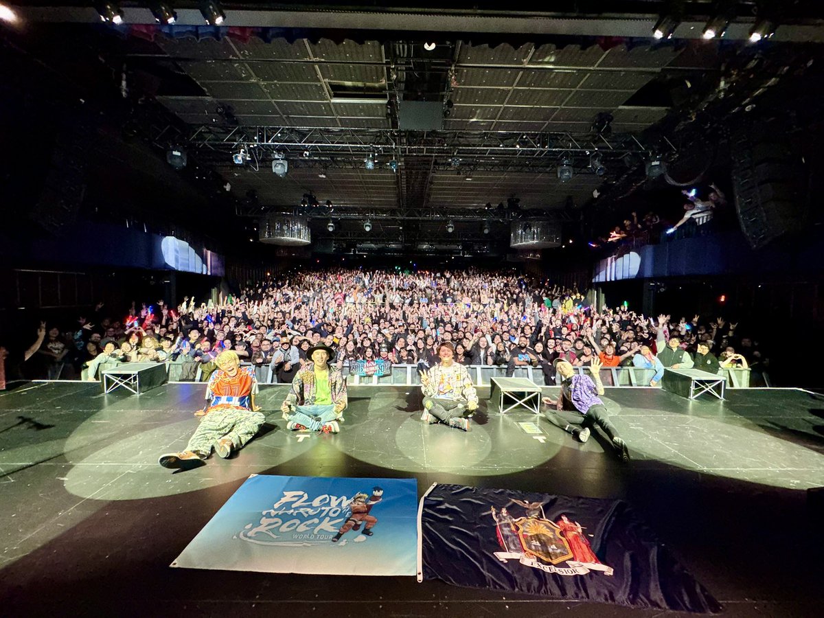 FLOW_official's tweet image. 『FLOW WORLD TOUR 2025  &quot;NARUTO THE ROCK &quot;』 in New York City

Thank you New York!🔥
We are so happy to see you tonight✨

Thank you for a wondergul night!
Have a gooday🌕

#FLOWNARUTOTHEROCK #FLOW #FLOW_JAPAN  #NARUTO #NewYorkCity