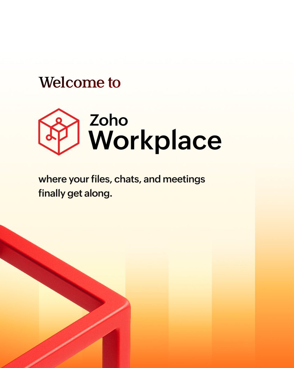 ZohoforStartups's tweet image. Building a startup isn’t a solo act. It relies on teamwork, communication, and the right tools.

And that’s exactly what @ZohoWorkplace  is for—helping teams come together and build smarter, every day.