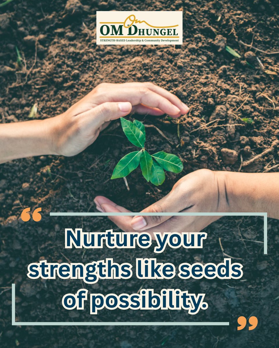 OmDhungel1's tweet image. Your strengths are seeds of possibility. Growth begins when you nurture what makes you strong.
What area of your life needs more focus on strength right now? Share below how you plan to nurture it.

#FromNeedsToStrengths #GrowthMindset #SelfDevelopment #PositiveChange