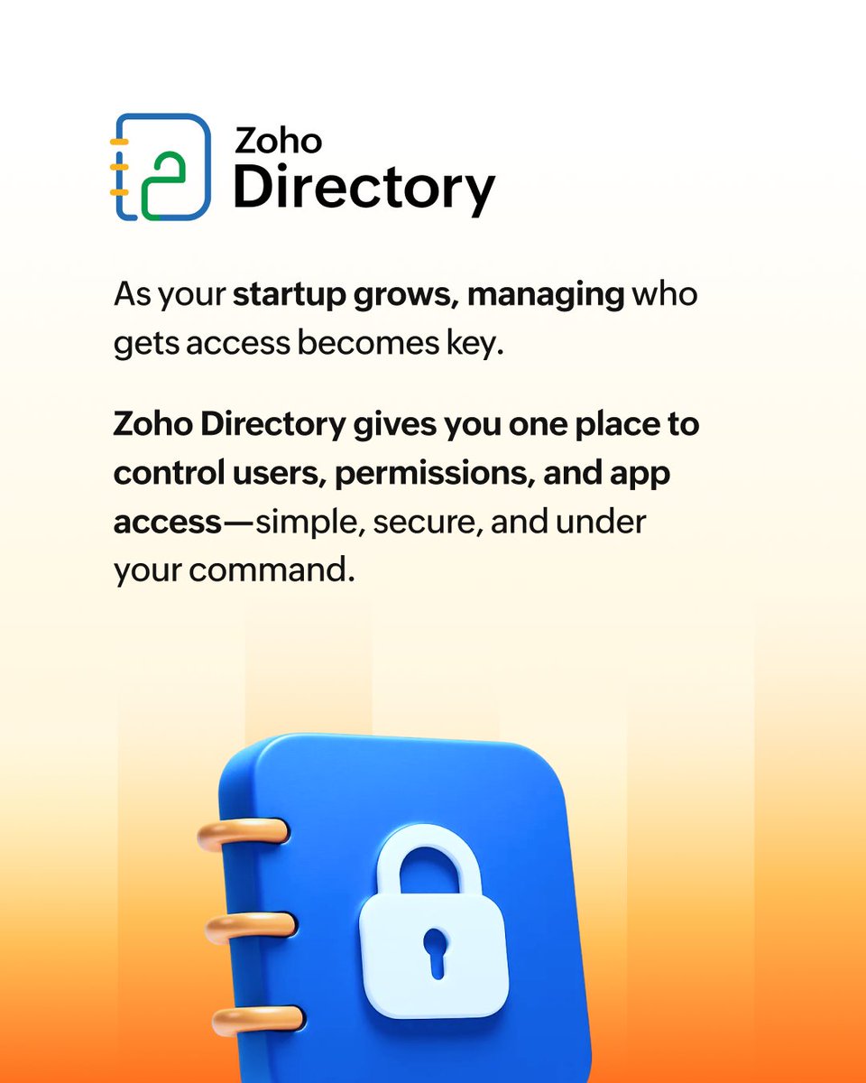 Zoho for Startups tweet media