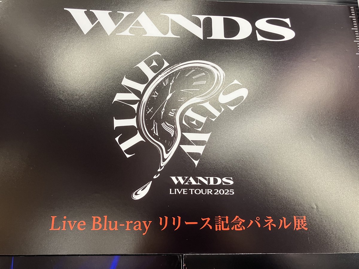 WANDS 会報VOL.1～4 タワレコ川崎店さまのWANDSパネル。 麗しい。。目が潰れそう