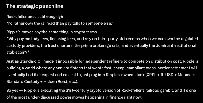 X__Anderson's tweet image. Ripple is transforming into the Rockefellers of digital assets.