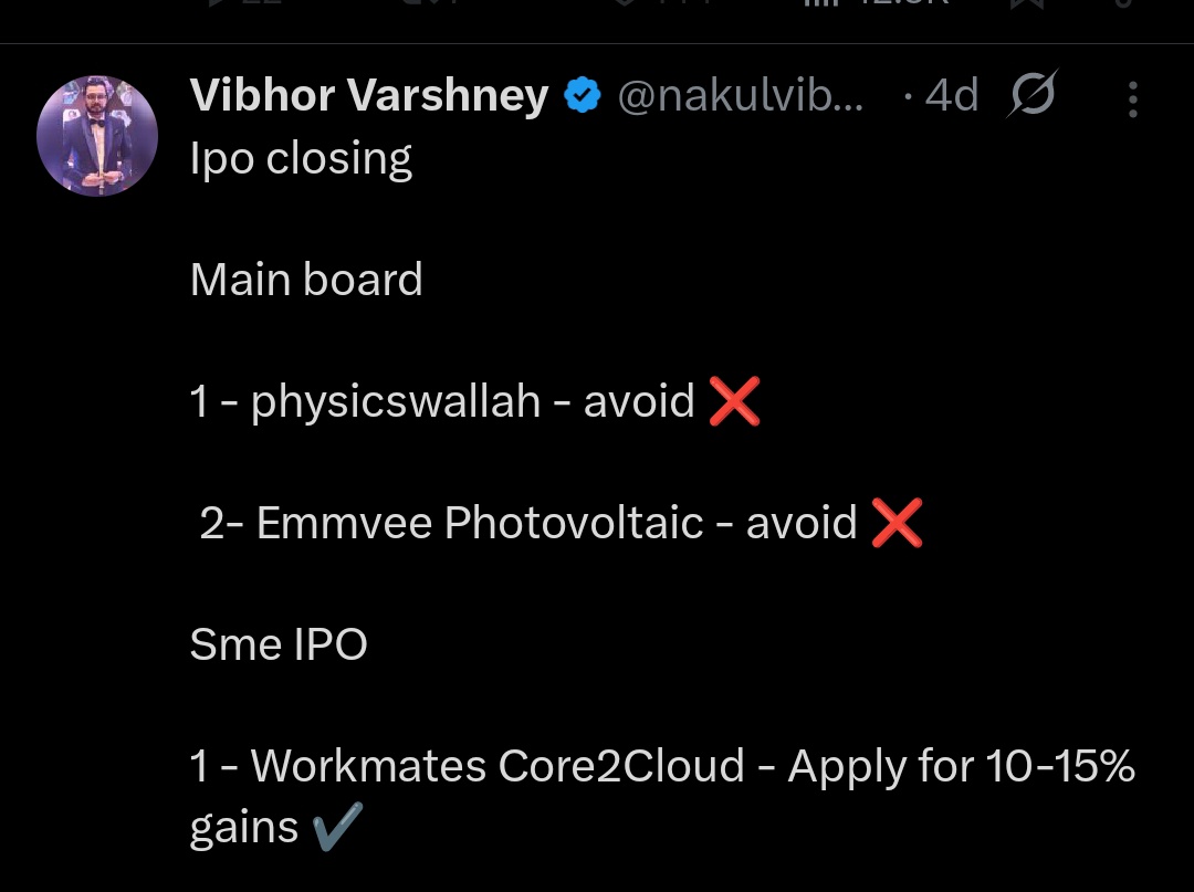 ZohoBook's tweet photo. Chutiya of the goes to one and only @nakulvibhor
#physicswallah #pwipo #ipoallotment #physicswallahipo #IPOAlert https://t.co/YzsBIypK4Q