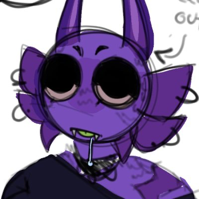 Raddurple's tweet photo. @carbonjuice who drew your  pfp I must know https://t.co/39nAExHpxH