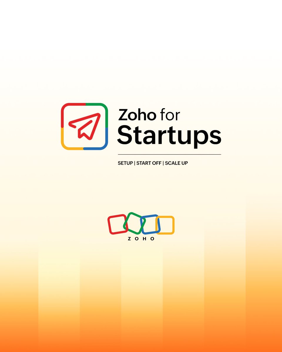 Zoho for Startups tweet media