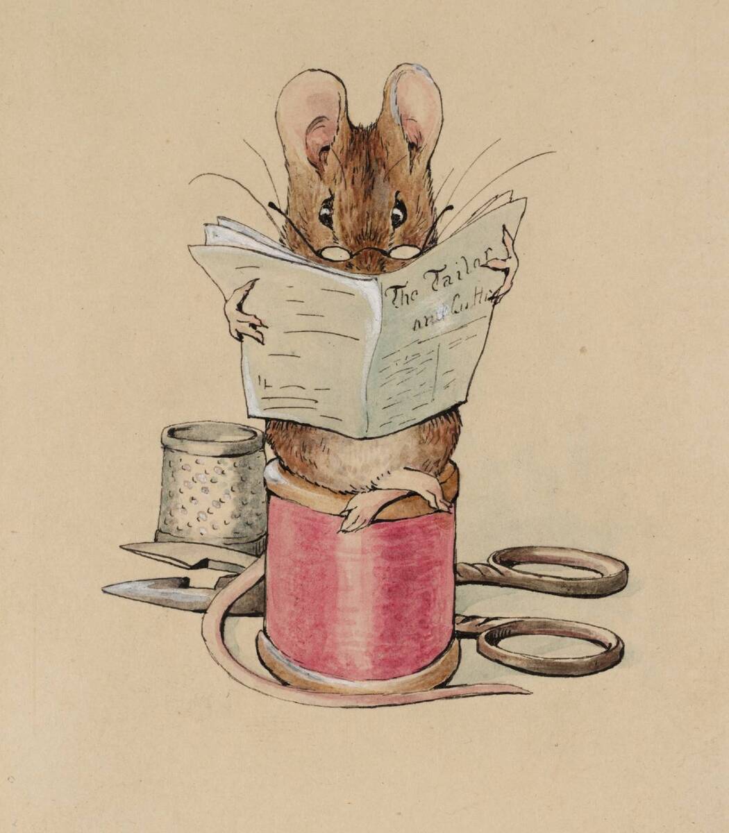 Frontispiece. The Tailor Mouse wikiart.org/en/beatrix-pot…