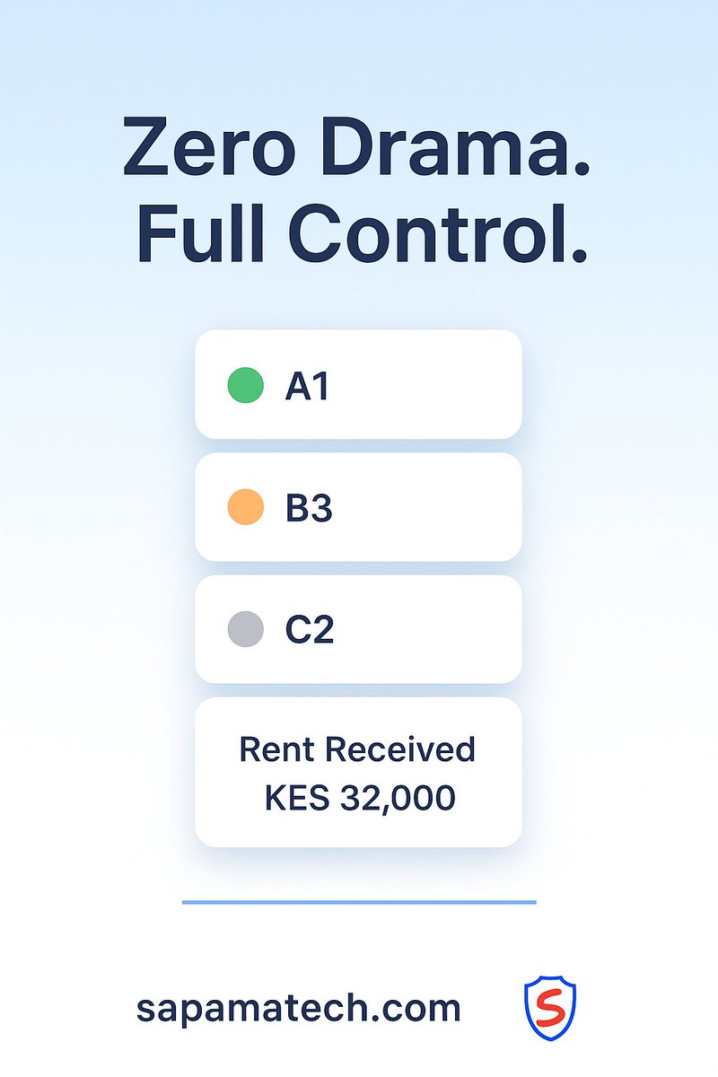 sapamatech's tweet photo. Property management runs smoother when nothing needs chasing.
Clear units, clean records, payments that speak for themselves that’s the real win.
Visit: https://t.co/KdXoTJ26em
#PropertyManagement #PropTech #SapamaTech #RentalManagement #LandlordTools #DigitalPropertyManagement https://t.co/WV41VOVF0A