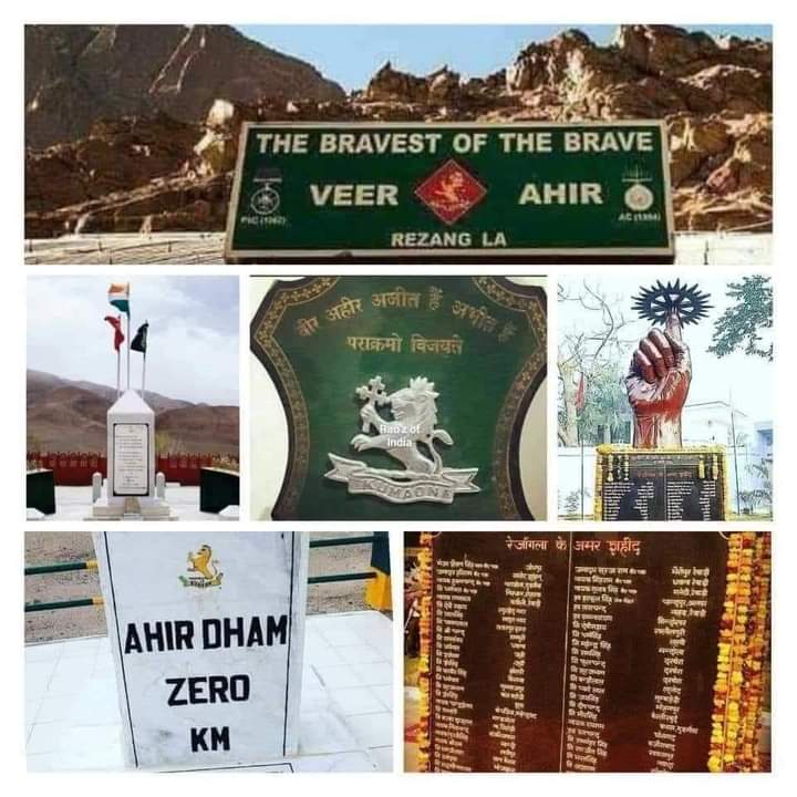 Sumitkumar4169's tweet photo. 18 नवंबर 1962 ���ो रेज़ांगला युद्ध में शहीद हुए 114 वीर अहीर सपूतो को शत शत नमन 🙏 https://t.co/zrMRPHWySB