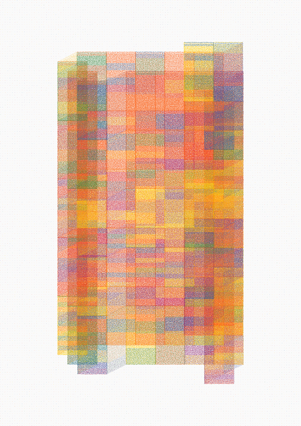 Which resolution do you prefer? I generally love the dense interwoven colors, but there's also something nostalgic about the dimensionality and texture at lower resolution