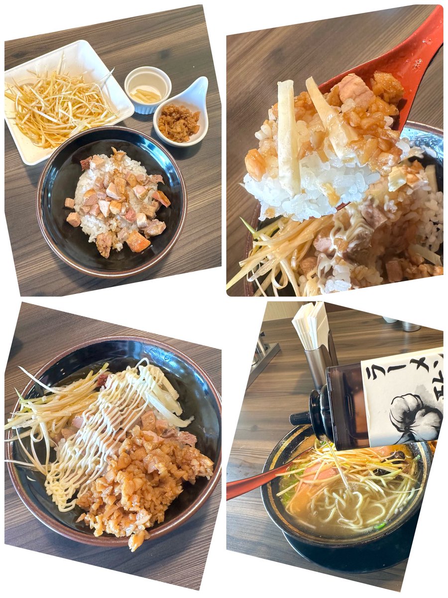 つくば市
王道家直系　家系ラーメンがく　さん🥰

塩ラーメン🍜コイメオオメ
白　ネギ　(和風スパイス)
半チャーシューまぶし

鶏油の良い香り🤤💕
濃厚な豚骨の旨味🥰お塩のコク😋コリコリキクラゲ👍大好き和風スパイスシャキシャキネギ🥳柔らかな燻製香るチャーシュー🥹