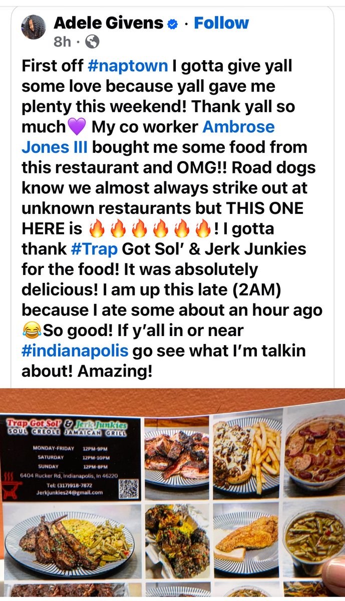 Great Review from Adele Givens ♥️ Can’t wait to feed her again <a href="/AdeleGivens/">Adele Givens</a> ♥️