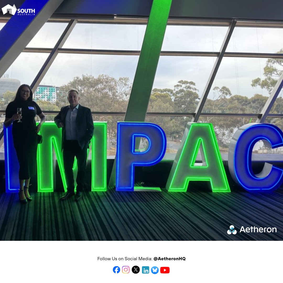 Aetheronhq's tweet image. Our Founder &amp;amp; CTO, Shaun McLean, and our Co-Founder &amp;amp; VP of Sales, Alyssa Le Cornu, had the privilege of attending @theimpactawards  at the Adelaide Convention Centre on Thursday, 13 November.

We extend our sincere thanks to Jade Philippe at Adept Technology for the invitation.…