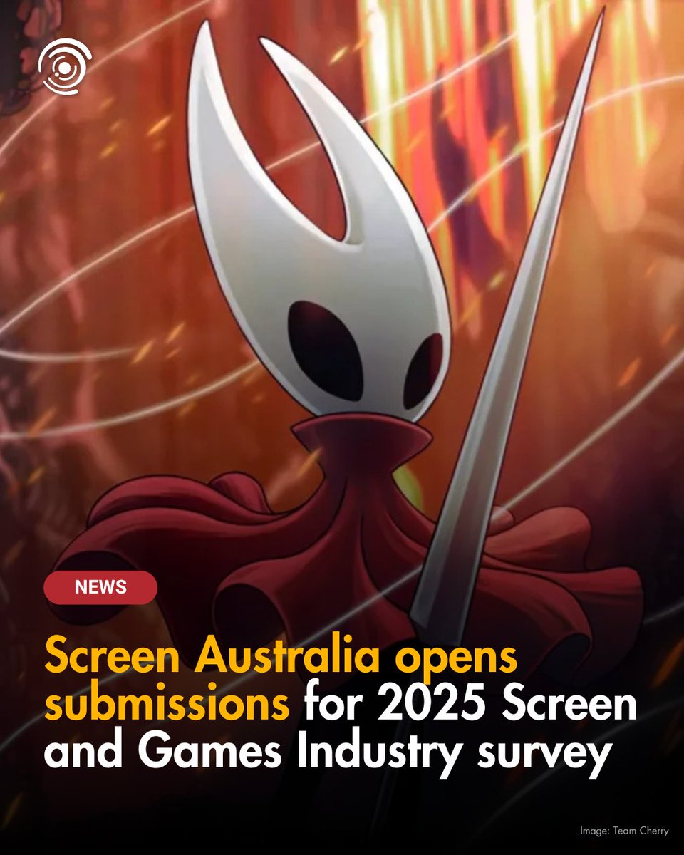 ScreenHub's tweet image. Screen Australia has opened its 2025 Screen and Games Industry Survey for submissions, calling on local game developers and creatives to share insights about their jobs. 

Read more about the survey here: vist.ly/4exkg