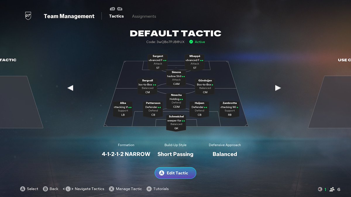 FC_Bridges's tweet image. My 1st Custom Tactics of FC 26! 😍

I hadn’t released anything yet, because I hadn’t played with anything too out of the ordinary. The game was getting to feel stale, so I needed to find something fun, different, and super attacking.

Enter the 41212(2)! 🔥🔥🔥

The attacking…