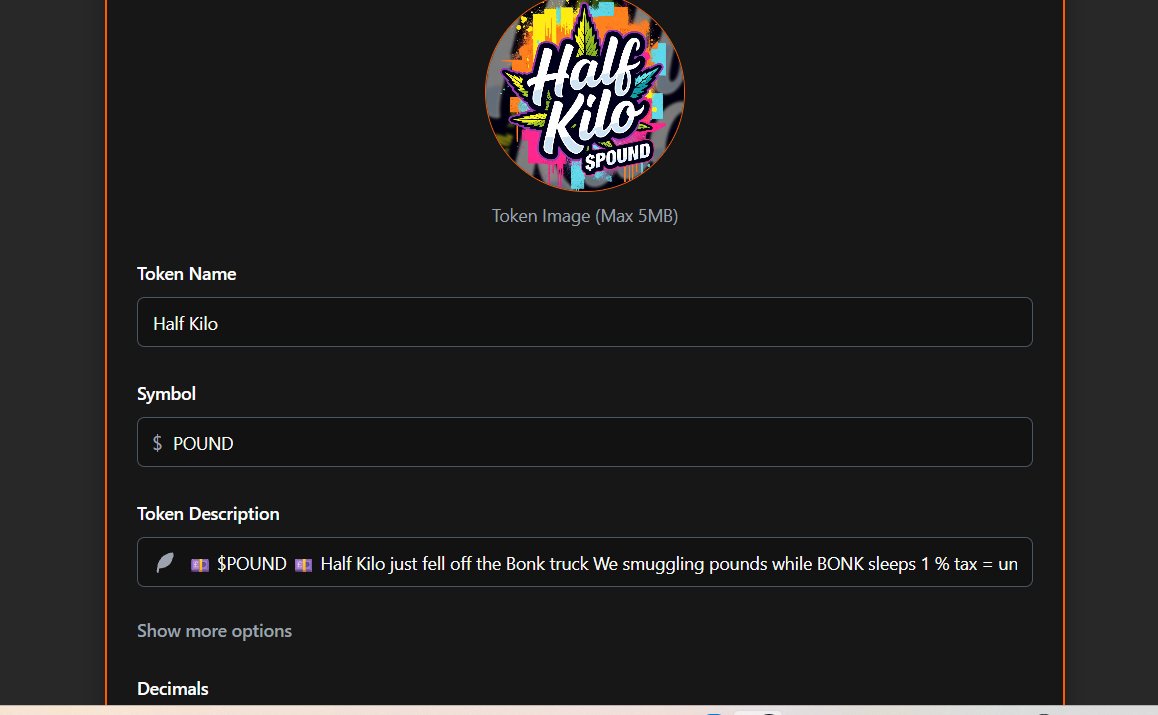 UnityLFG's tweet image. $POUND preview locked and loaded  
Dev wallet = 0 $POUND (screenshot)  
Clean preview on @LetsBONKfun (screenshot)  
No pre-mint, no bundles, fair launch in &amp;lt;45 mins  

Half Kilo dropping soon…  
Reply wallet if you want early scout drop 🚐💷

#POUND #LetsBONK #Solana