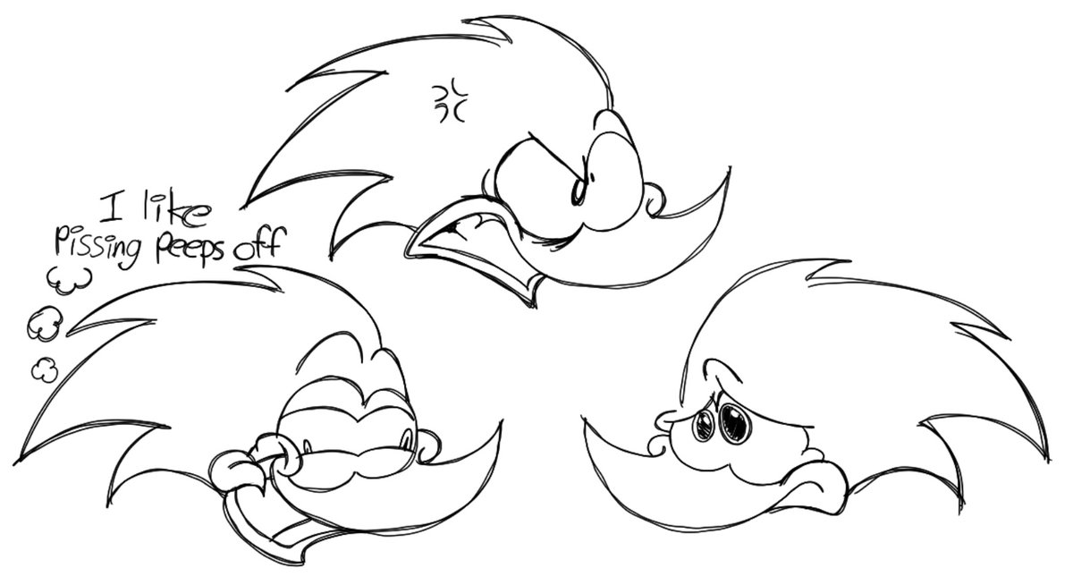 CrispyFrise's tweet image. I should draw woody woodpecker/Pica Pao again. I miss this crazy ass bird💔