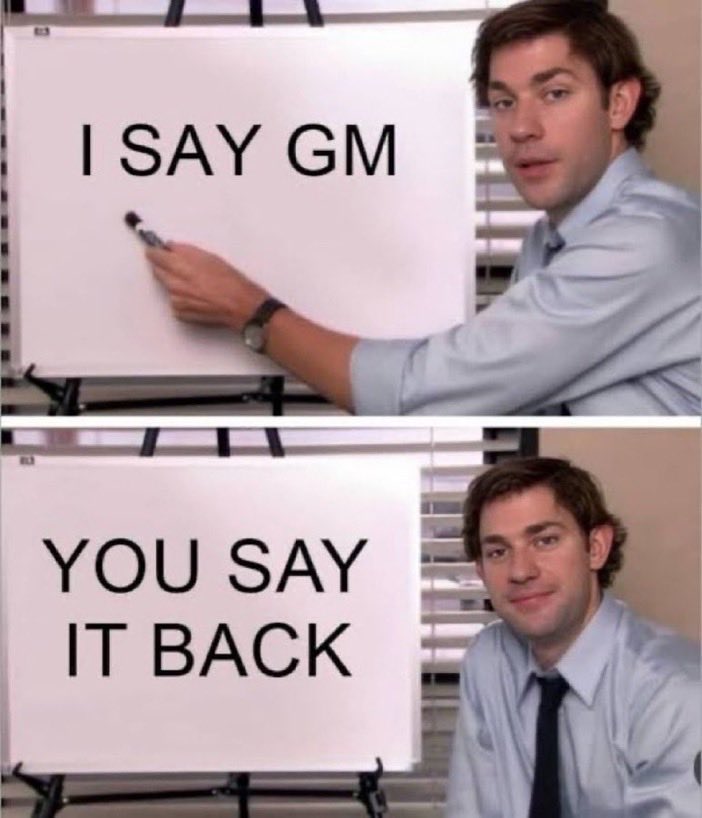 GM to absolutely everyone that GM back 
Start using <a href="/RushTradingBot/">Rush</a> with no reason 
pin tweet for refferal link