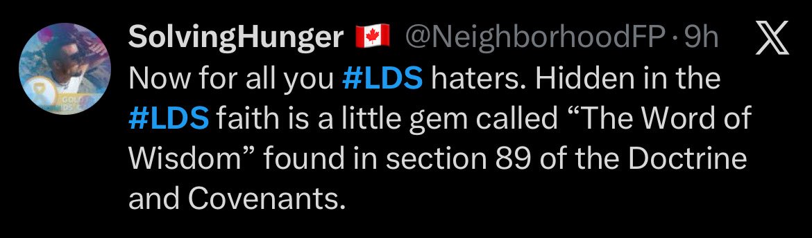 NewsMormon's tweet image. If only the Mormon God had told people to boil their water in the 1830s—thousands of lives could’ve been saved. But nope, instead He freaked out about hot drinks and launched 200 years of caffeine debates. 

Priorities, right? What a bunch of BS. 

#WordOfWisdom #Exmo #Mormonism