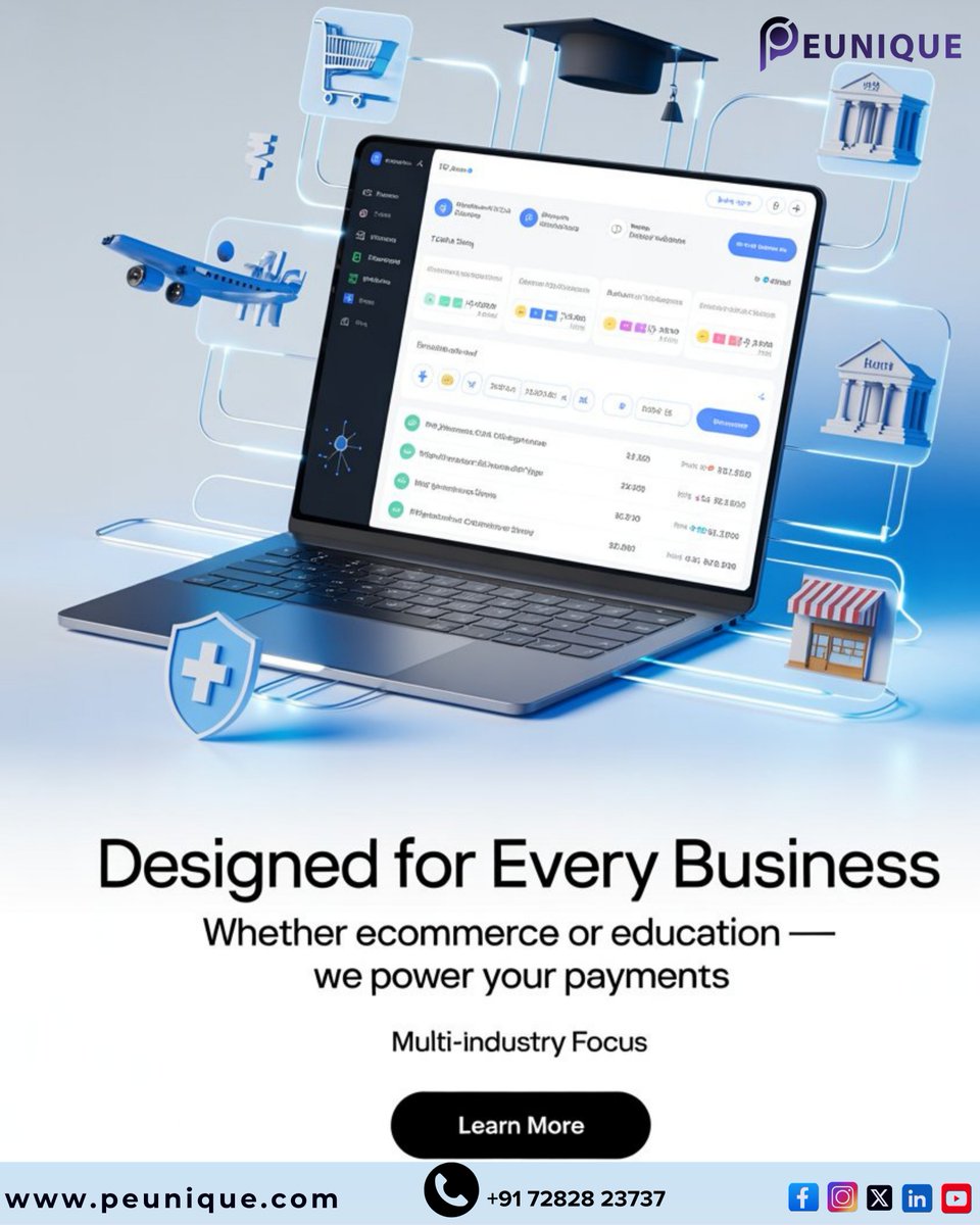 pe_unique's tweet image. Designed for every business — from ecommerce to education!
PeUnique powers fast, secure &amp;amp; intelligent payment solutions across industries.
Grow smarter with a unified payment dashboard.
📞 +91 72828 23737
🌐 peunique.com
#PeUnique #PaymentGateway #FintechSolutions
