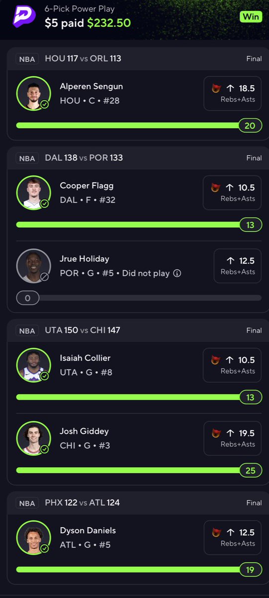 2 DAYS IN A ROW!! #prizepickswinning  #PrizePicksNBA #Prizepicks