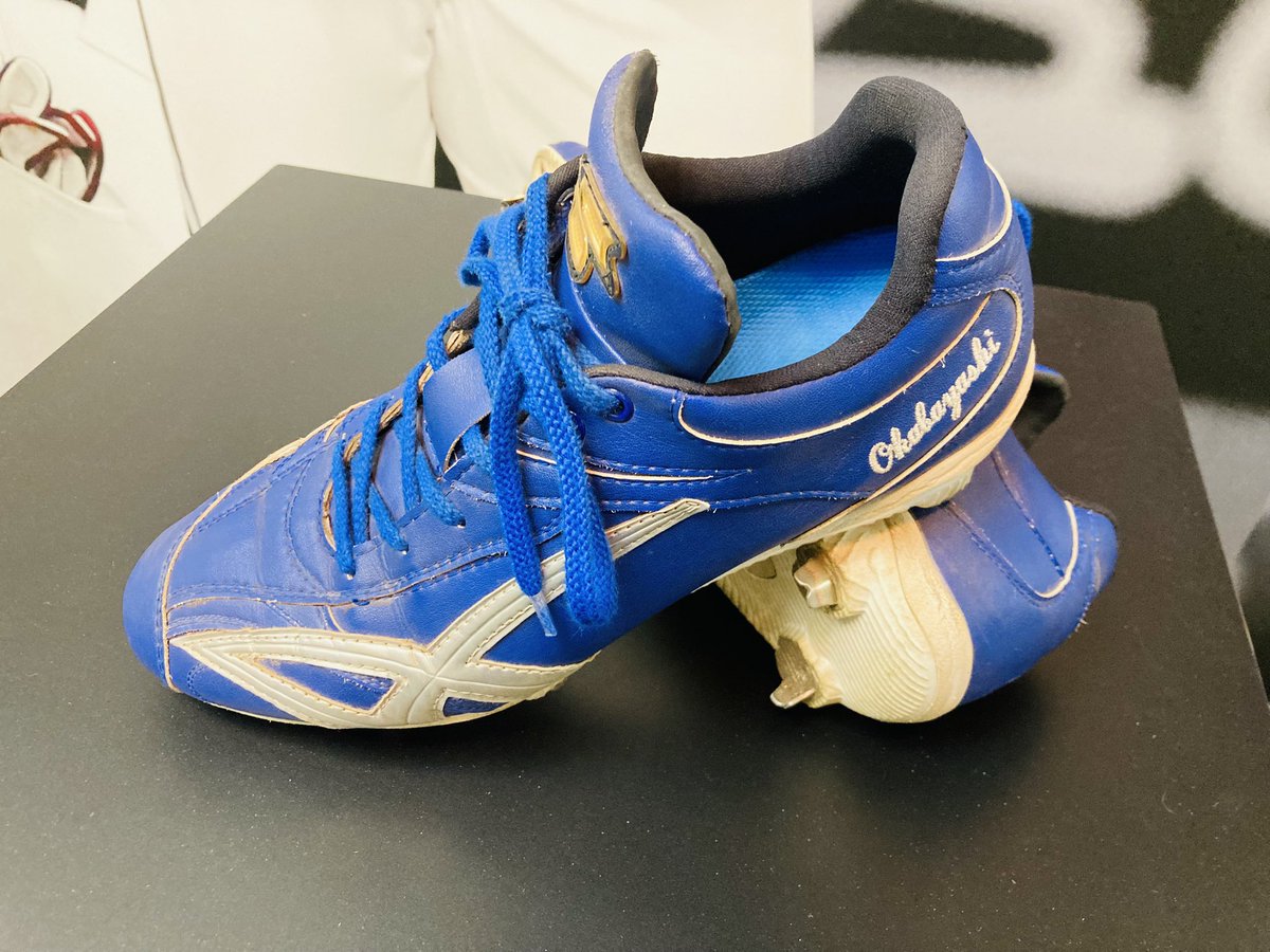 2025中日ドラゴンズ岡林勇希選手　実使用スパイク 2025中日ドラゴンズ岡林勇希選手 実使用スパイク 2025中日ドラゴンズ