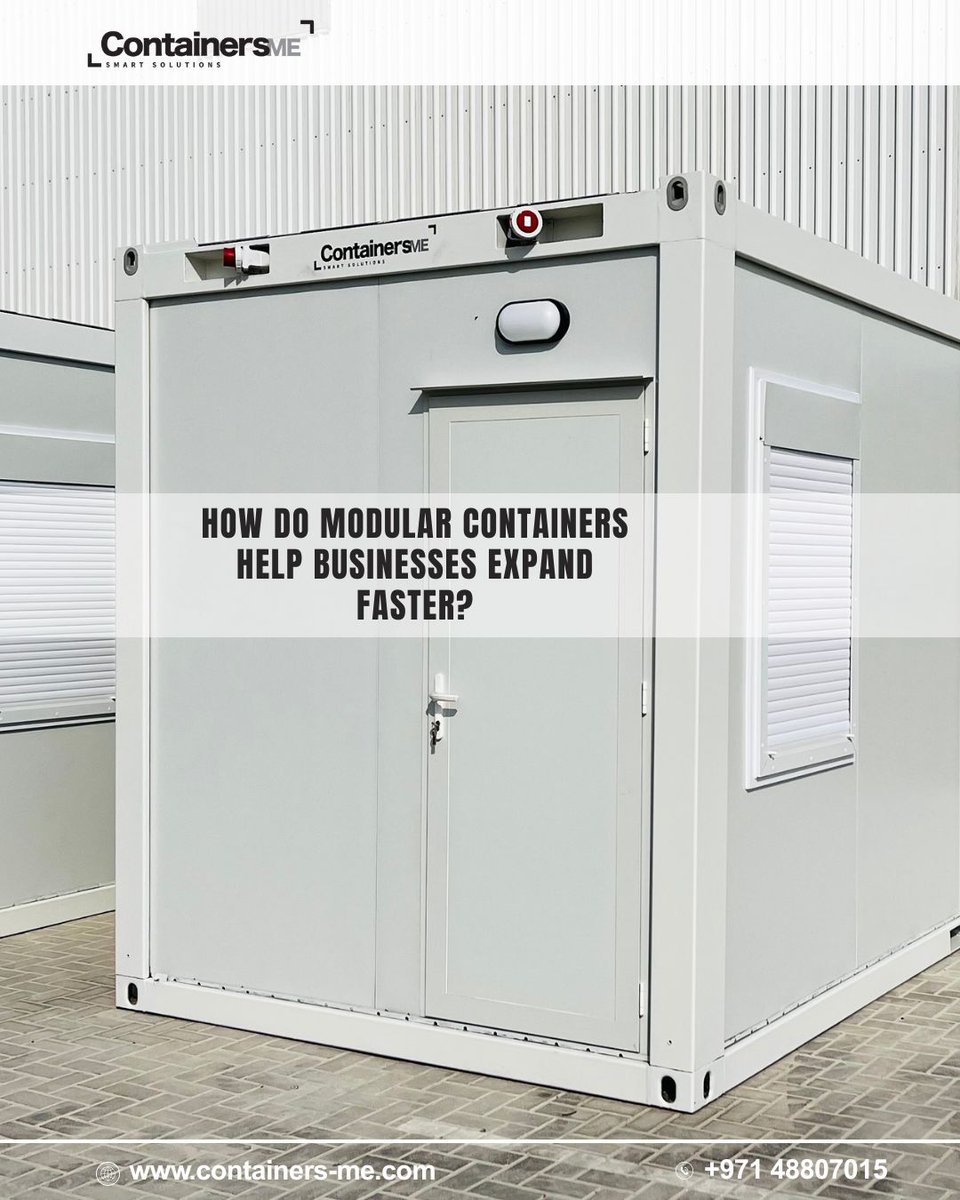 Containers_me's tweet image. How Modular Containers Help Businesses Expand Faster?

 Start in days, move anytime, scale fast! 🚀

#scalability #modularcontainers #businessgrowth #startup #flexiblespaces
