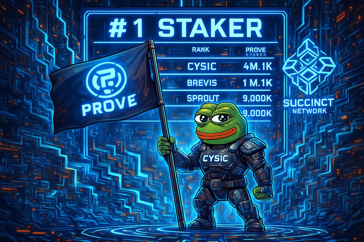 What does it mean when the largest compute network in ZK becomes the #1 staker on the fastest proof network in Web3?

It means the future of trustless interoperability just found its power source. <a href="/cysic_xyz/">Cysic</a> 

Narrative (Setup → Contrast → Payoff)

Succinct is building the ZK