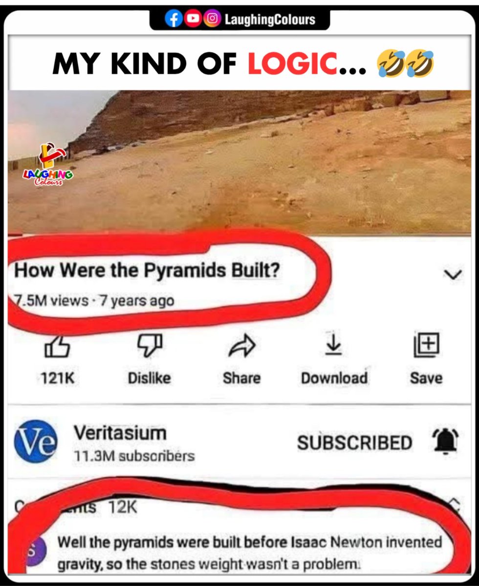 LaughingColours's tweet image. Logic gone on vacation 🤣

#FunnyMemes #RelatableHumor #LogicFail #InternetJokes #DailyLaughs #ComedyPosts