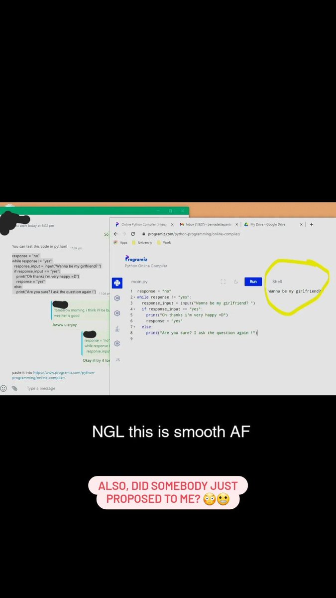 BennyInHerBag's tweet image. I receive the same level of rizz years ago from a french dev whom I was asking help for basic coding 😭😂

#Techbros really have the same game fr