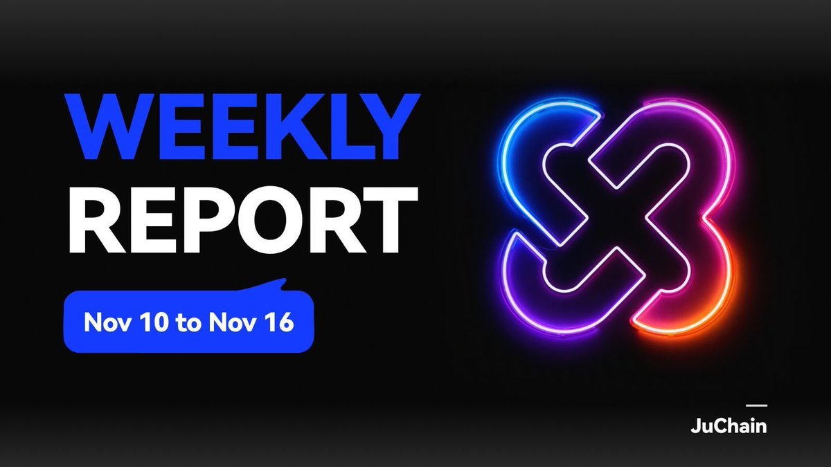 Juchain_VN's tweet image. 🚀#JuChain Báo Cáo Tuần (10–16 Tháng 11)

🌐 Điểm nổi bật—mạng ổn định, thêm niêm yết mới, nhiều builder hơn

📊Tín hiệu chính: 3.57M giao dịch · 12.4K tài khoản mới
🔗Xem thêm: juchain.org/en/blog/77

#JuChain #WeeklyReport #BlockchainNews #Layer1 #BuildOnJuChain