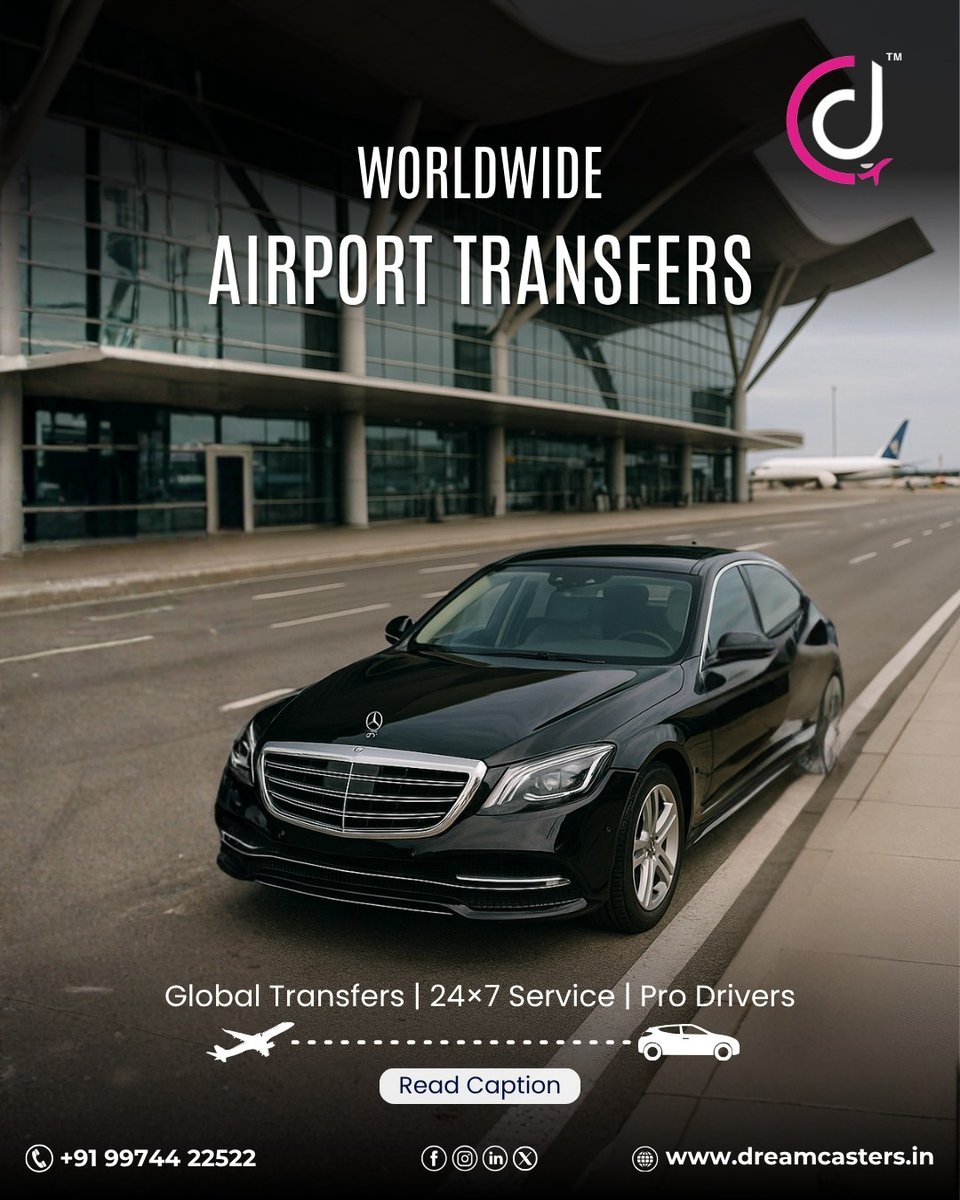 dreamcastersIn's tweet image. Book your ride now!

book-online-transfers.com/en/dreamcaster…

Seamless journeys start the moment you land. 🌐✈️ Enjoy hassle-free worldwide airport transfers with Dream Casters.
.
#DreamCasters #WorldwideTransfers #TravelEasy #AirportTransfers #LuxuryTravel #HassleFreeTravel #ExploreMore