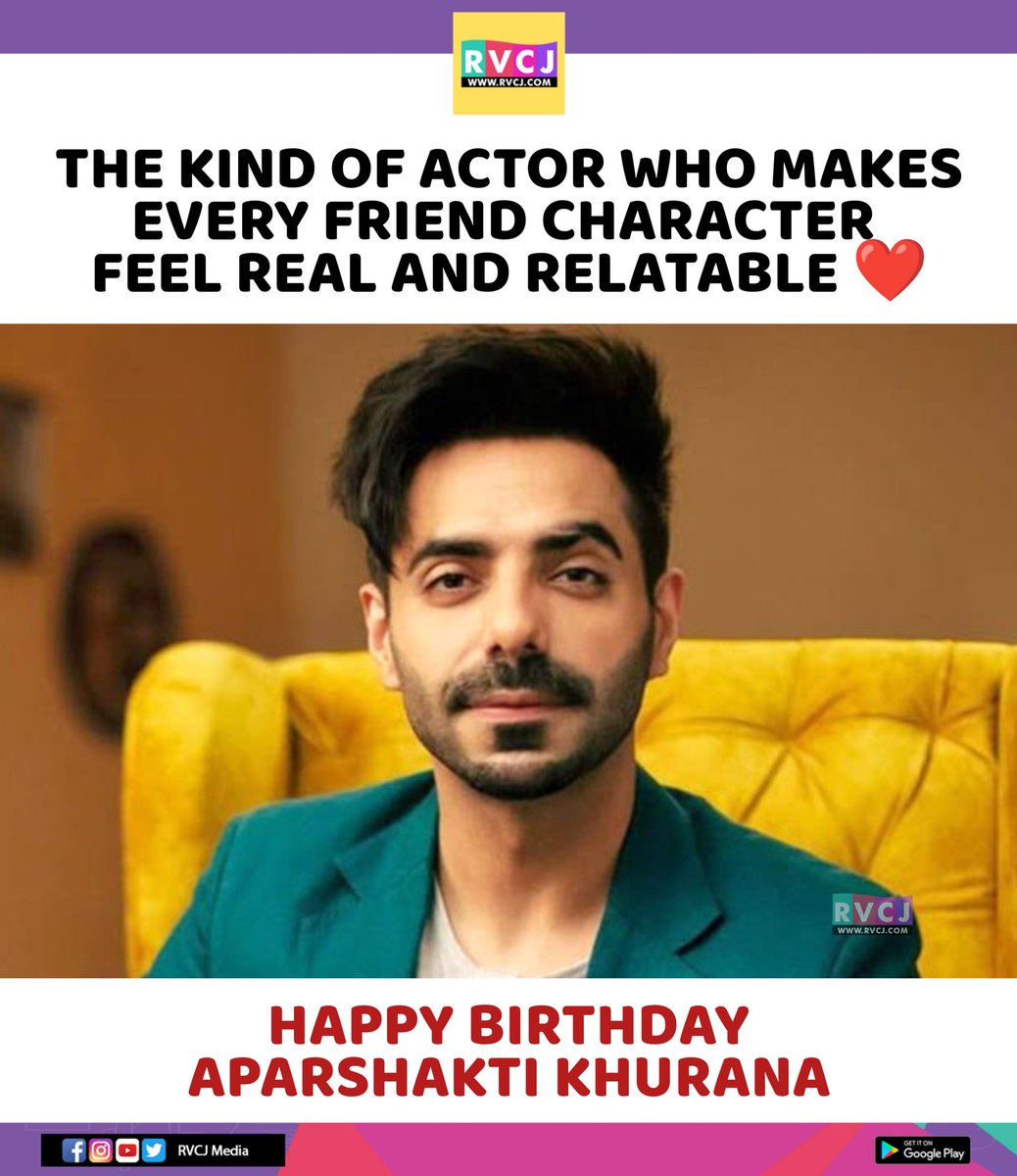 Happy Birthday Aparshakti Khurana

#AparshaktiKhurana <a href="/Aparshakti/">Aparshakti Khurana</a>