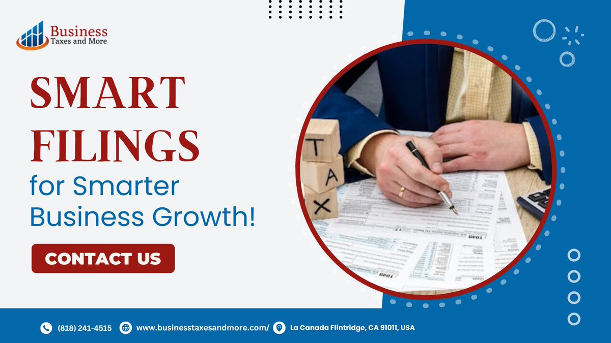 businesstaxes_'s tweet image. Smart S Corp tax help: clear guidance, deduction support, and simple steps for accurate, penalty-free filing.

Book your consultation session at businesstaxesandmore.com/corporate-tax/

#scorptaxes #businessgrowth #smartfiling #taxcompliance #corporatetaxes #taxplanning #smallbusinesstips