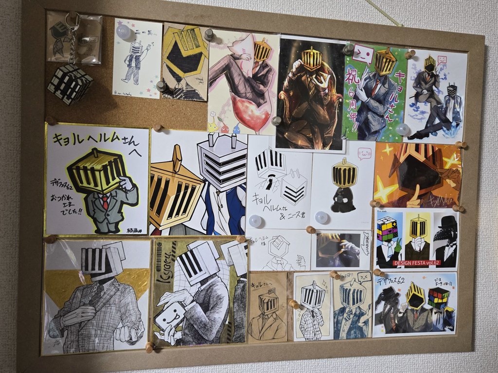 ファンアートボードがさらに素敵になりました☺️