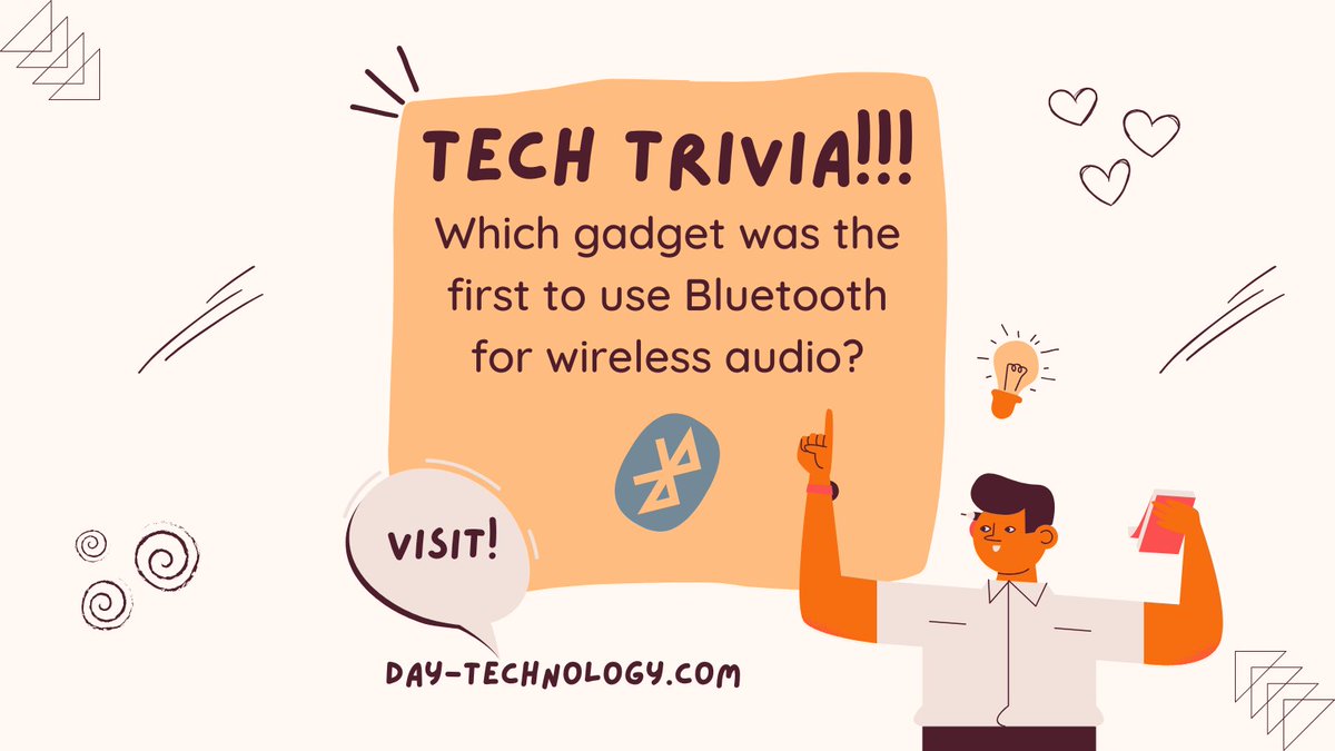 DayTechnology1's tweet image. Tech Trivia!!! 🤔✨
Which gadget was the first to use Bluetooth for wireless audio? ᛒ 🔵📡

Drop your guess in comments👇

For Latest Gadget Reviews Visit 👉 Day-Technology.com

#TechTrivia #TechFun #GuessTime #Gadgets #TechTalk #DayTechnology #GadgetTalk #TechCommunity